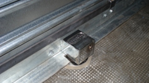 What is a security lock for roll-up door?